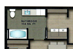 1 bedroom A